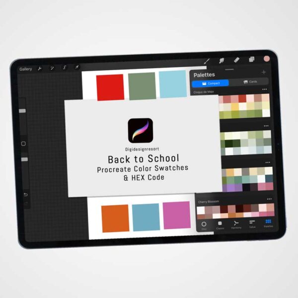 Learn and Play: Back to School Procreate Palette