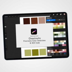 Autumn Hues: Chestnuts Procreate Palette