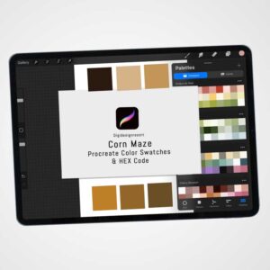 Corn Maze Procreate Palette