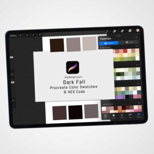 Dark Fall Procreate Palette