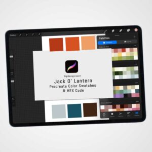 "Jack O' Lantern" Procreate Palette: Unleash the Halloween Spirit in Your Art