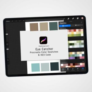 Eye Catcher - Procreate Earthy Tones Palette