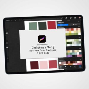 Christmas Song - Procreate Holiday Color Palette