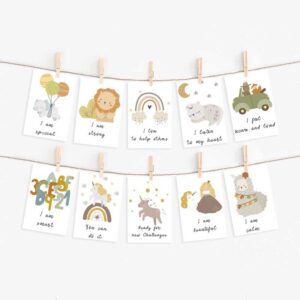 Kids' Empowerment Affirmation Cards - Printable Self-Love & Confidence Boosters