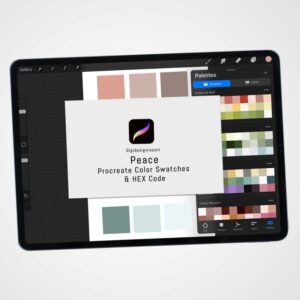 Peace: A Serene Procreate Color Palette Inspired by Tranquility