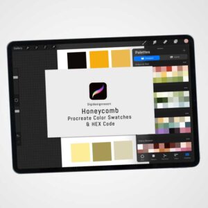 Honeycomb Harmony: Procreate Color Palette for Spring & Easter