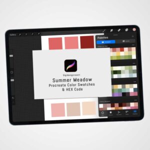 Summer Meadow: A Versatile Procreate Color Palette for Every Occasion