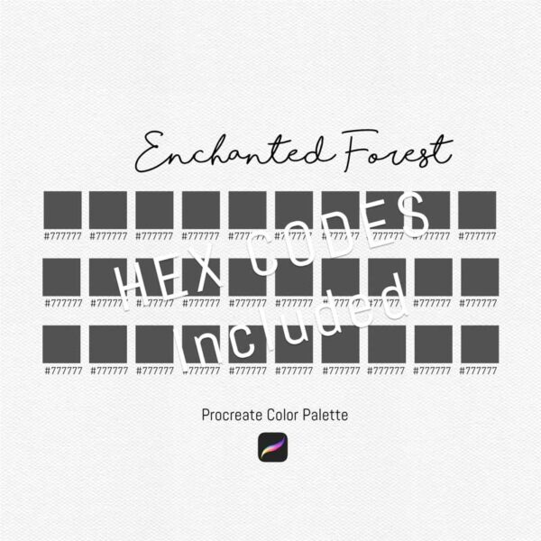 Enchanted Forest: A Masculine Procreate Color Palette for Father's Day and Beyond - Image 3