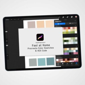 Feel at Home: A Procreate Color Palette for Cozy, Neutral Projects