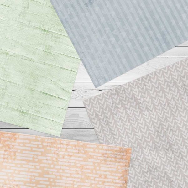 Soft Boho Style Craft Papers: 10 Digital Papers for Creative Projects - Image 3