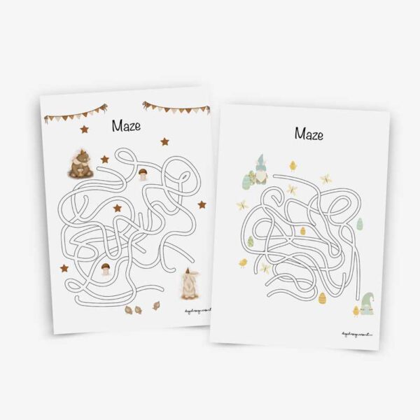 Seasonal Maze Games Adventure Pack: 15 Festive Puzzles for Endless Fun! - Image 8