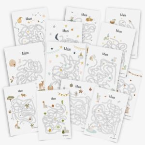 Seasonal Maze Games Adventure Pack: 15 Festive Puzzles for Endless Fun!