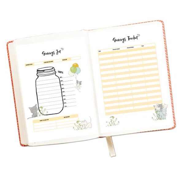 Organize Your Life Bundle - Daily Planner, Reading Tracker & Savings Jar - Image 3
