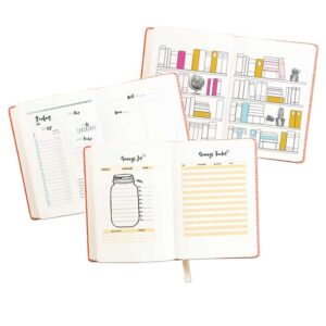 Organize Your Life Bundle - Daily Planner, Reading Tracker & Savings Jar