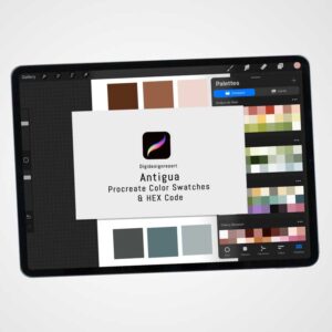 Antigua Color Palette for Procreate and Graphic Design Programs
