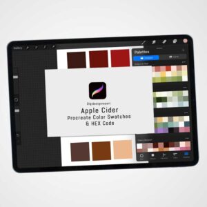 Apple Cider Color Palette for Procreate and Graphic Design Programs