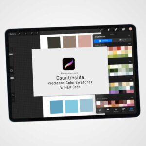 Countryside Color Palette for Procreate and Graphic Design Programs