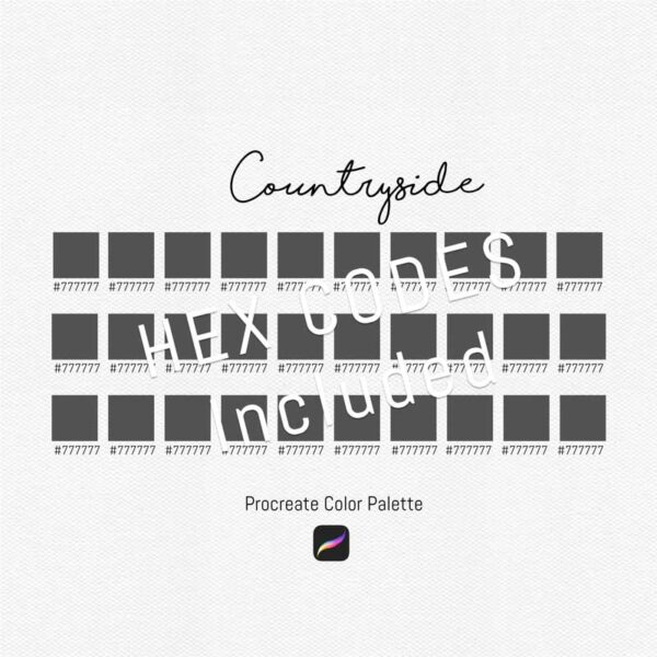 Countryside Color Palette for Procreate and Graphic Design Programs - Image 3