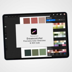 Dreamcatcher Color Palette for Procreate and Graphic Design Programs