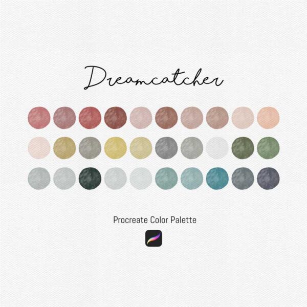 Dreamcatcher Color Palette for Procreate and Graphic Design Programs - Image 2