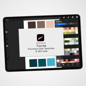 Florida Color Palette for Procreate and Graphic Design Programs