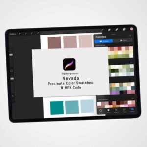 Nevada Color Palette for Procreate and Graphic Design Programs