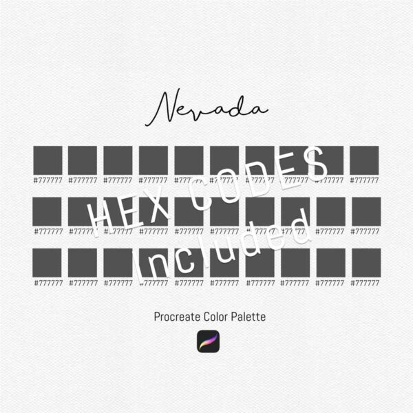 Nevada Color Palette for Procreate and Graphic Design Programs - Image 3