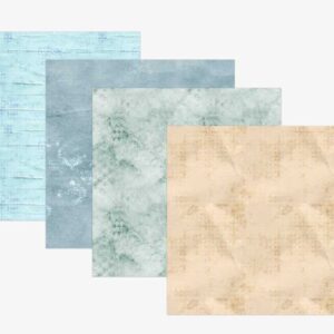 Summer Mist: 4 Light and Airy Digital Craft Papers