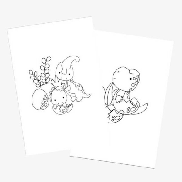 Dino Coloring Pages – Perfect Addition to Your Dino Coloring Book