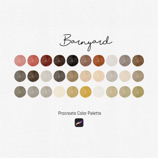 Barnyard Color Palette for Procreate and Graphic Design - Image 2