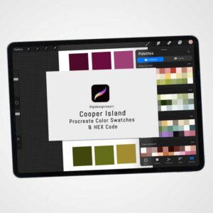 Cooper Island Color Palette for Procreate and Graphic Design