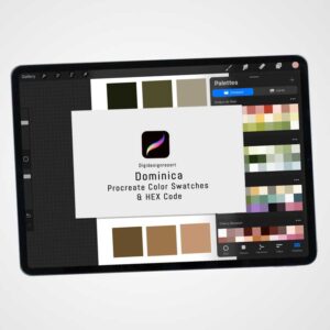Dominica Color Palette for Procreate and Graphic Design