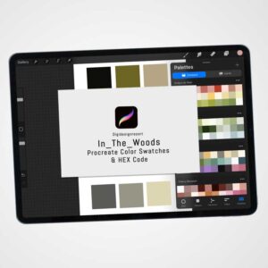 In the Woods Color Palette for Procreate and Graphic Design