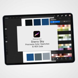 Starry Sky Color Palette for Procreate and Graphic Design