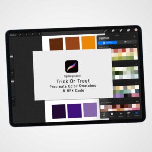 Trick or Treat Color Palette for Procreate and Graphic Design