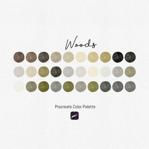 Woods Color Palette for Procreate and Graphic Design - Image 3