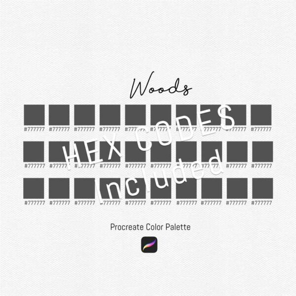 Woods Color Palette for Procreate and Graphic Design - Image 2