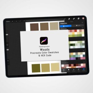 Woods Color Palette for Procreate and Graphic Design