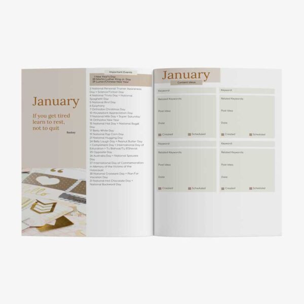 Seasonal Printable Planner - Image 3