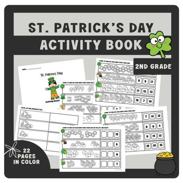 St. Patrick’s Day Activity Workbook | Fun & Engaging Worksheets for Grades 1-2