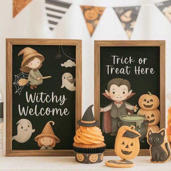 Trick or Treat Treasures – Watercolour Halloween Clipart Set - Image 7