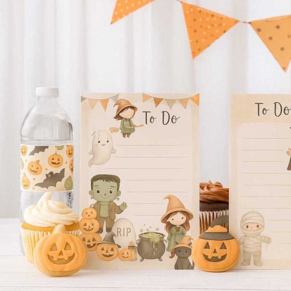 Trick or Treat Treasures – Watercolour Halloween Clipart Set - Image 4
