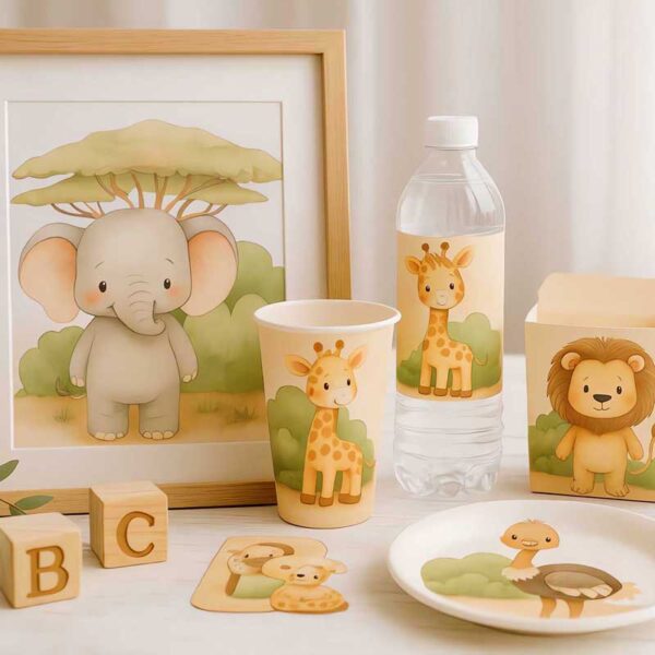 Savanna Dreams Watercolour Safari Clipart Set - Image 7