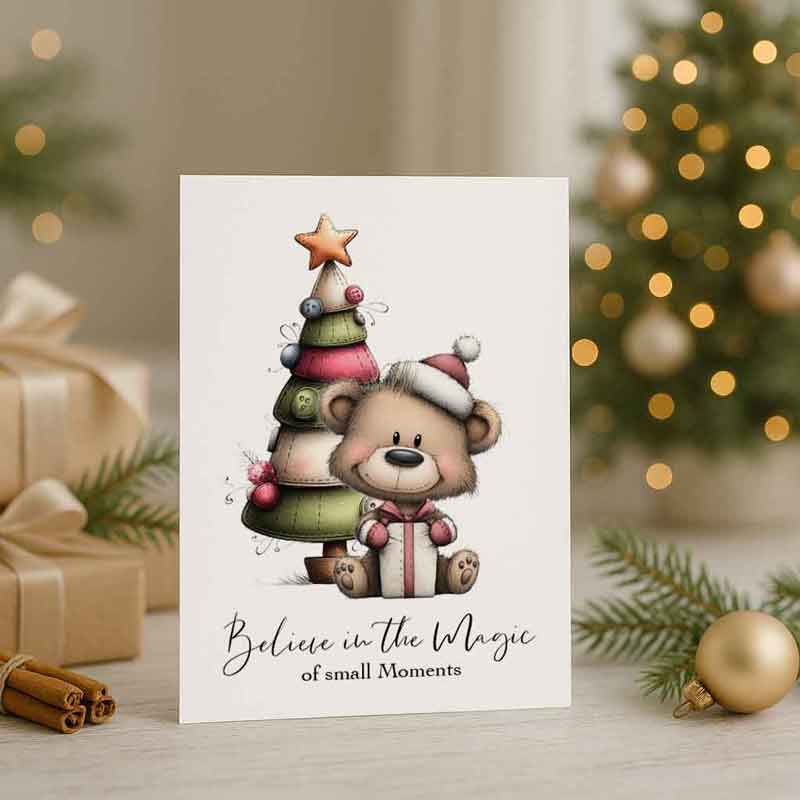 Believe in the Magic of Small Moments – Printable Christmas Card - Image 2