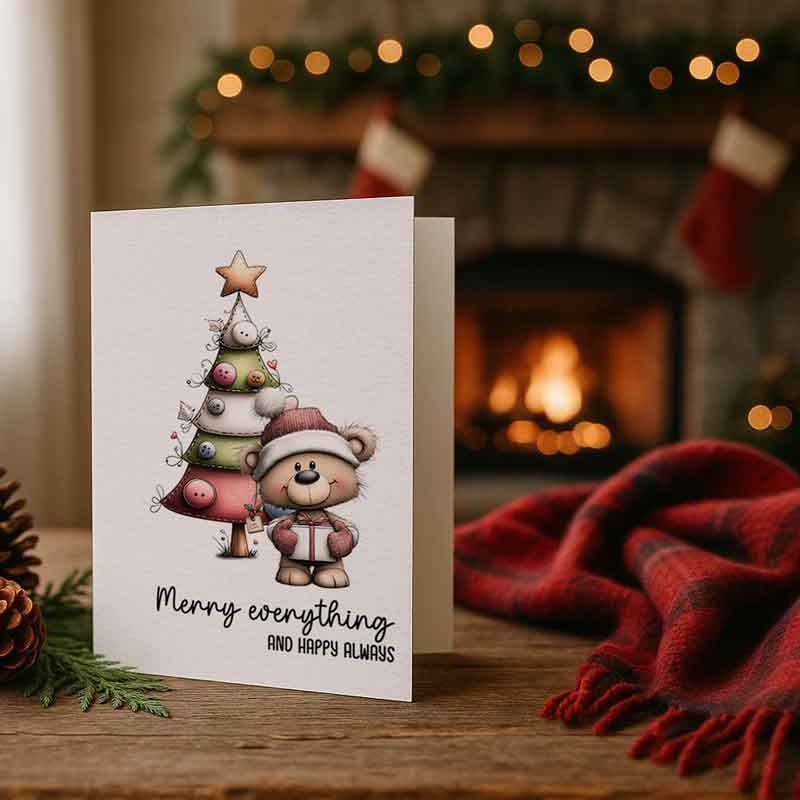 Merry Everything and Happy Always – Printable Christmas Card (US Letter PDF & JPG) - Image 3