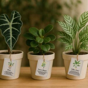 Watercolour Plant Cards – Printable Set